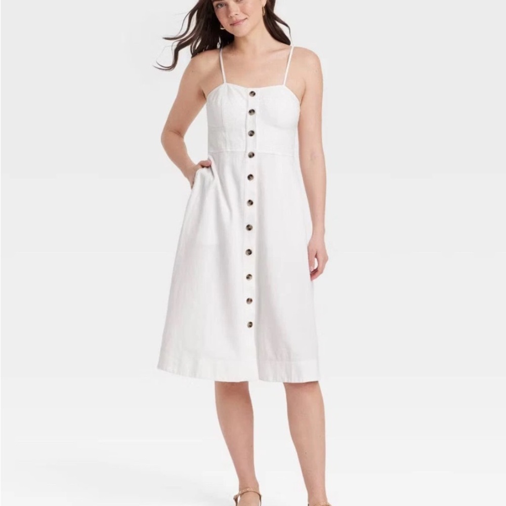 Universal Thread White Size Large NWT Women's Cor… - image 1